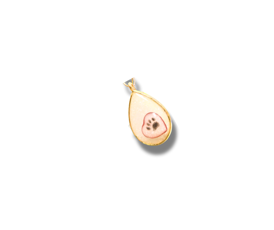 Tear Drop Necklace Pendant for Breastmilk Keepsake